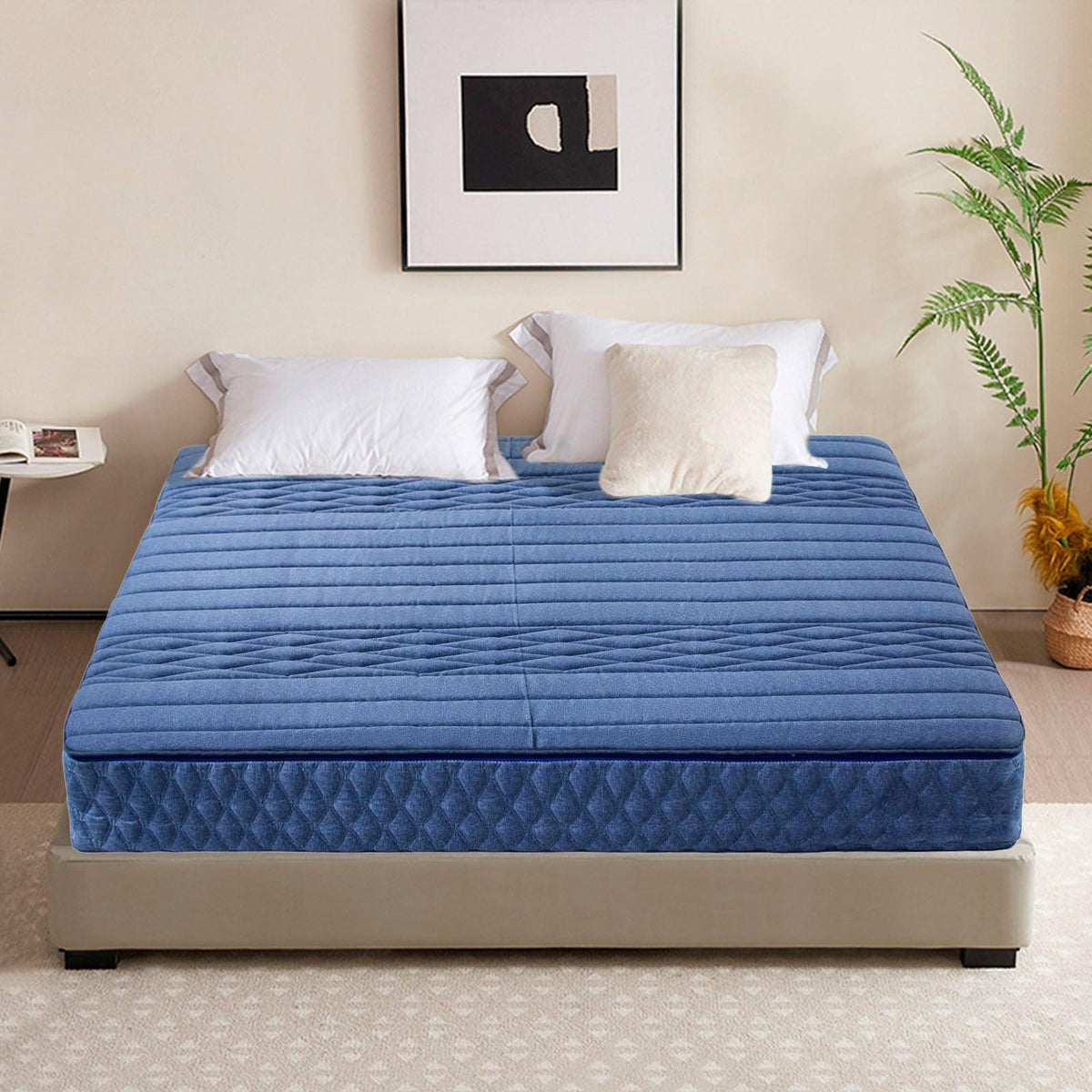 Eclipse Cotton Luxe Zip-Base Ivytress mattress encasement featuring a zippered design, made from soft cotton for effective hypoallergenic protection against dust mites and allergens