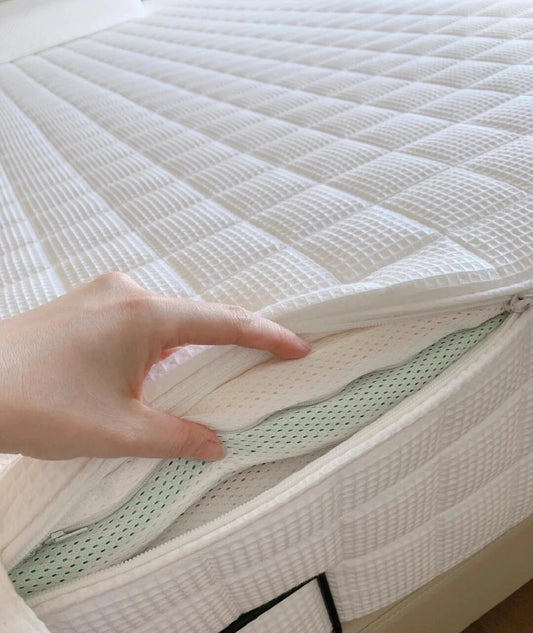 Effective Bed Bug Protection: ivytress Zippered Structured Mattress Encasements