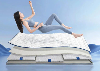 Dreamcomfort Airfiber® Luxe Topper featuring advanced Airfiber® technology for even weight distribution, enhanced breathability, and durable comfort, designed to transform your existing mattress into a healthier sleep surface