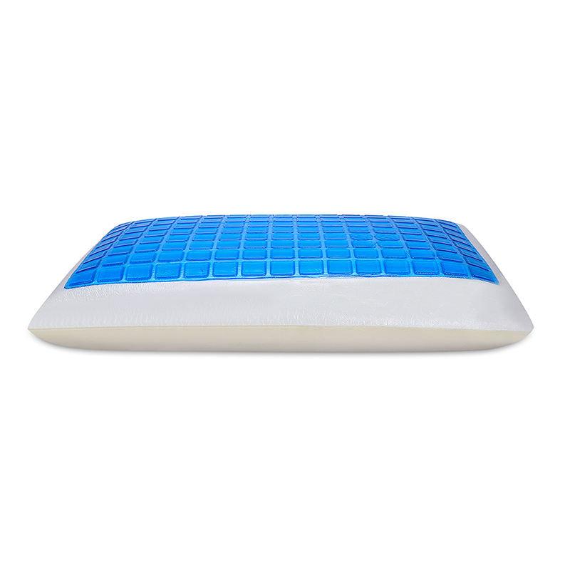 FrostCool Gel Memory Foam Pillow with gel-pod technology and washable cover, providing cooling comfort, customized support, and hypoallergenic protection for all sleep positions